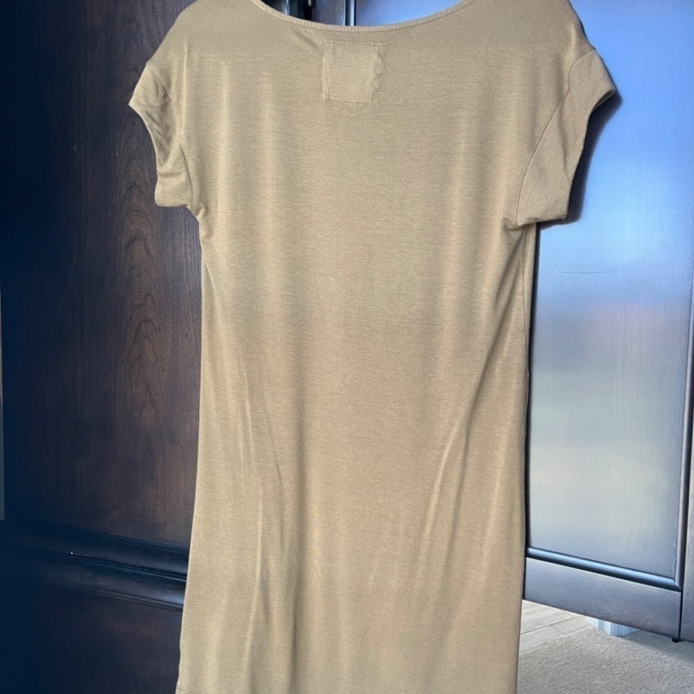 Maeve Camel Front tie dress - Picture 5 of 7
